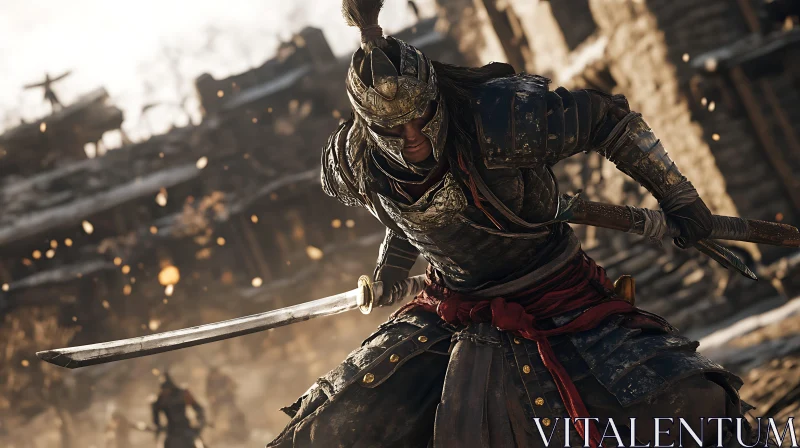 Armored Warrior with Sword