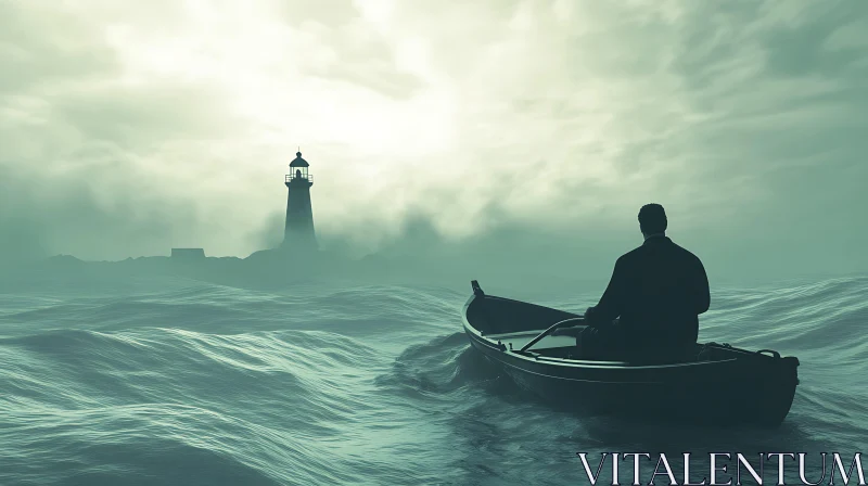 Rowboat to Lighthouse