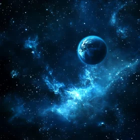 Blue Planet in Space