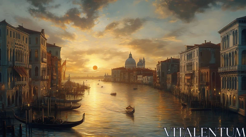 Venetian Sunset: A Golden Hour Gondola Ride