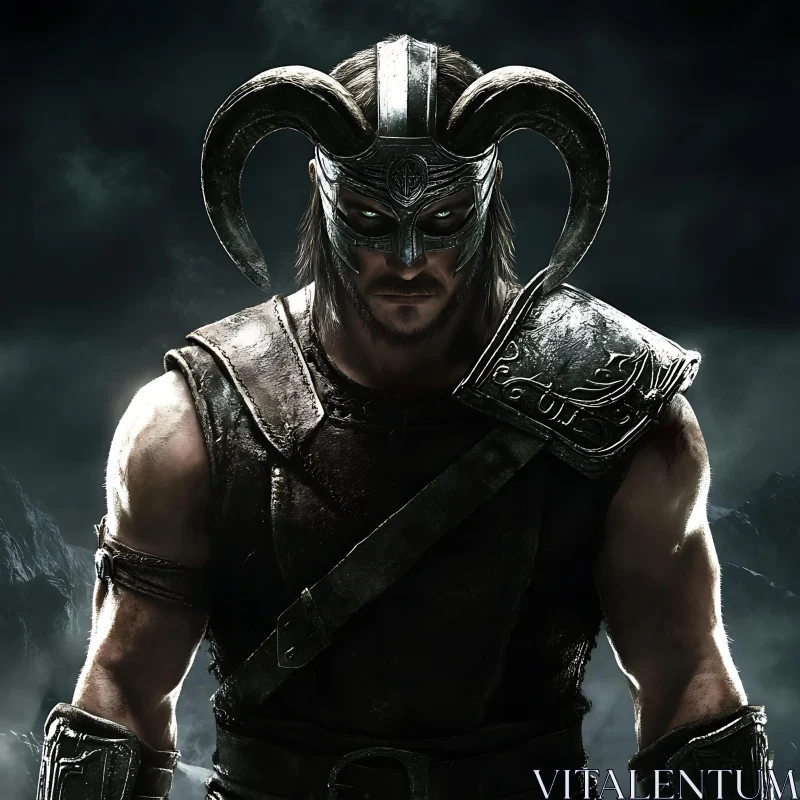 Fantasy Warrior in Armor