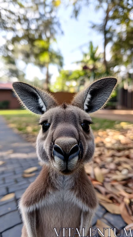 Close-Up of Kangaroo in Green Park