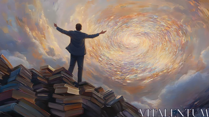 Achieving Success Through Knowledge AI Image