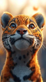 Close-Up of a Curious Leopard