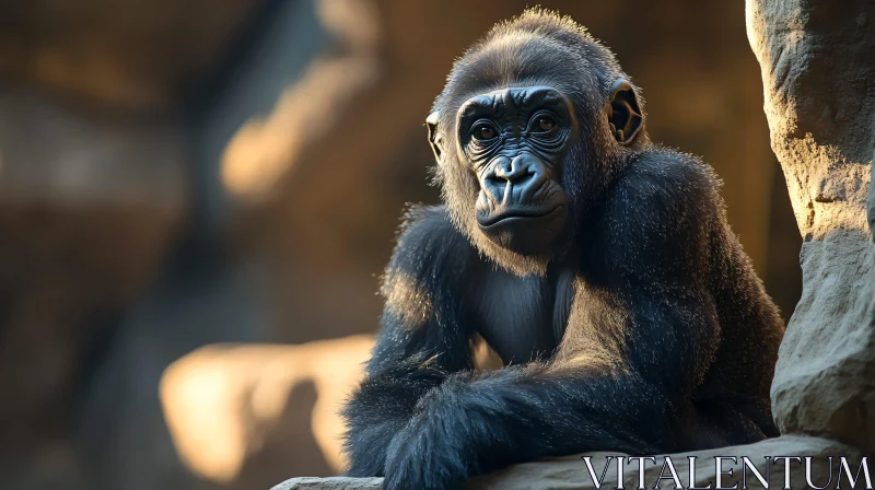 Gorilla in Sunlight