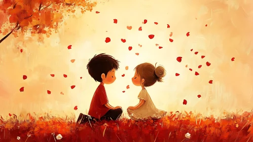 Innocent Love: Childlike Romance Art