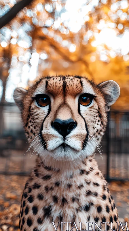 Close-up of a Cheetah AI Image