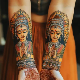 Detailed Traditional Tattoo Art