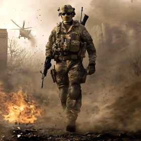 Warrior in a Post-Apocalyptic World