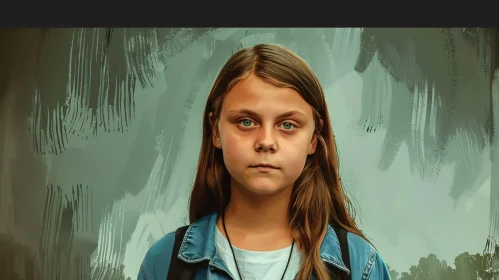 Greta Thunberg: A Determined Youth in Denim