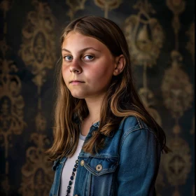 Greta Thunberg Serious Portrait