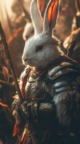 Rabbit Warrior in Shining Armor