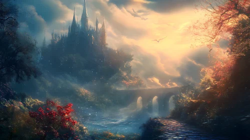 Castle and River Dreamscape