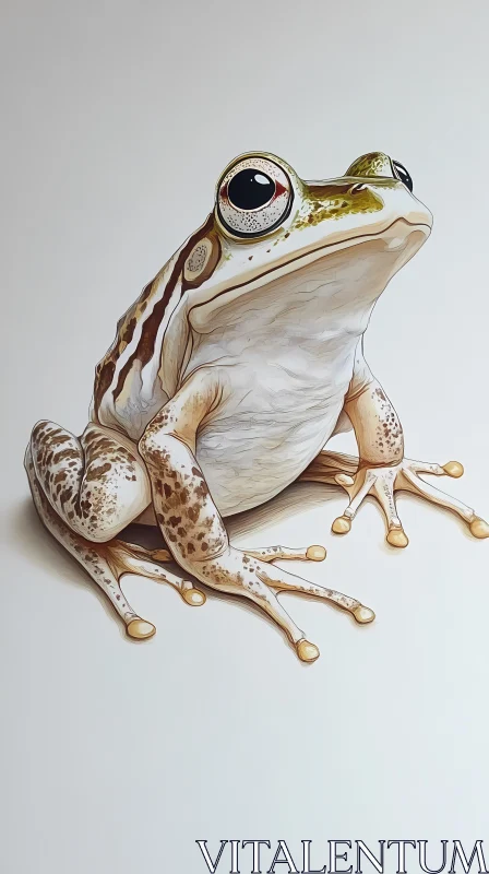 Frog Art Description AI Image