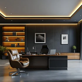 Minimalist Workspace with Elegant Design