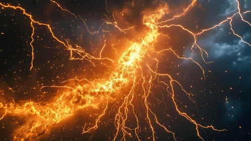 Blazing Firestorm and Lightning Bolts