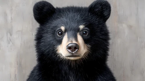 Wildlife Art: Black Bear Portrait