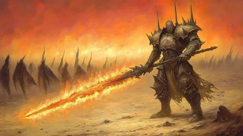 Flaming Sword Warrior