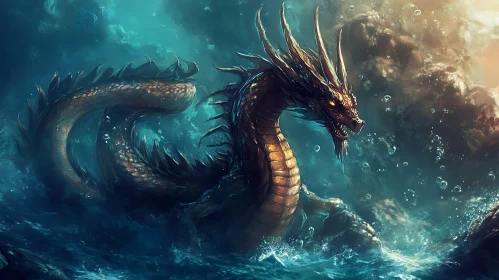 Aquatic Dragon Rising