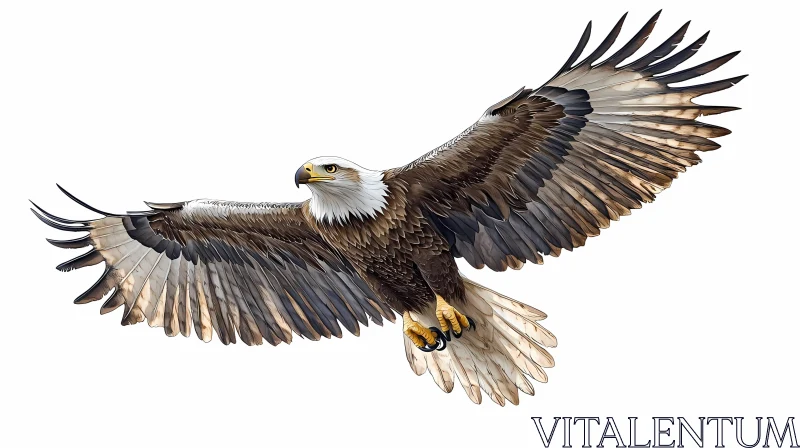 AI ART Eagle Soaring in the Sky