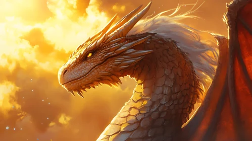 Dragon in Golden Hour