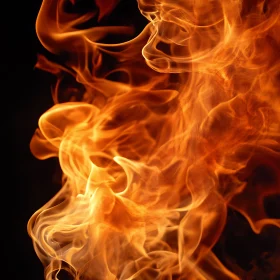 Artistic Flame Dance