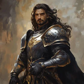 Armored Man Portrait