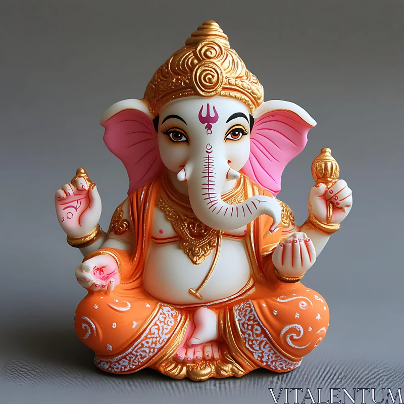 Ganesha - Embodiment of Wisdom and Prosperity AI Image