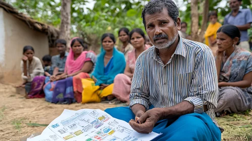 Community Planning Session in Rural Village