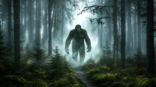 Shadows of the Forest: A Bigfoot Sighting