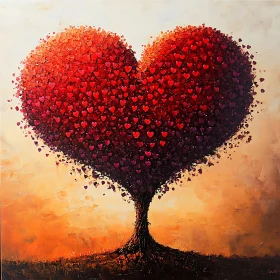 Tree of Hearts Painting