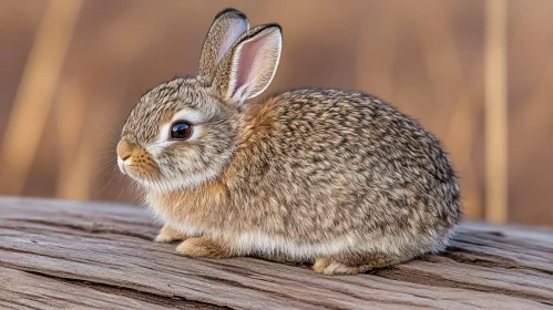 Charming Baby Rabbit in Nature