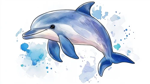 Artistic Ocean Dolphin