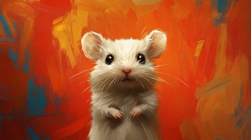 Abstract Hamster Artwork