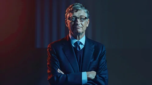 Business Portrait of Bill Gates