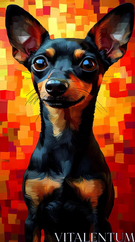 Stylized Pet Art AI Image