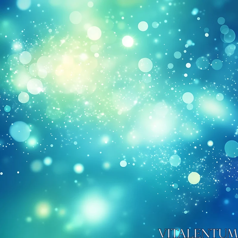 AI ART Sparkling Gradient Bokeh Lights Design