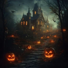 Halloween Night at the Gothic Manor