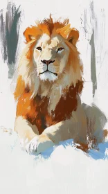 Lion Painting