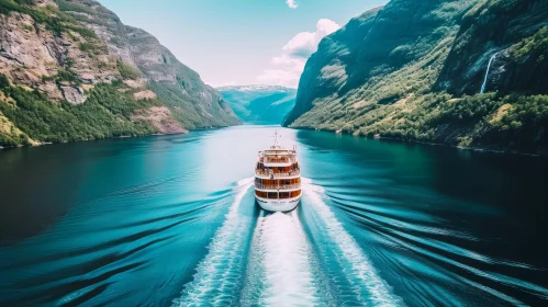 Luxury Cruise Boat in Norwegian Fjords: A Timeless Elegance