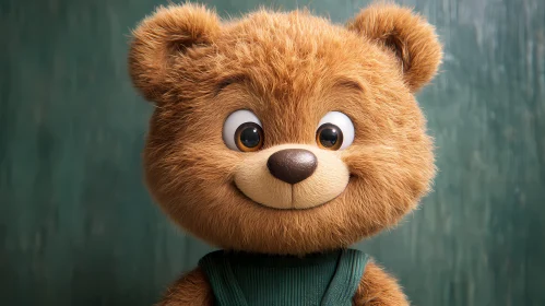 Charming Teddy Bear with Fluffy Fur