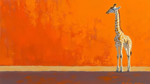 Artistic Giraffe Portrait