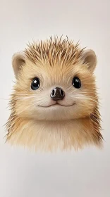 Adorable Hedgehog Illustration