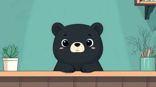 Cute Cartoon Bear Illustration