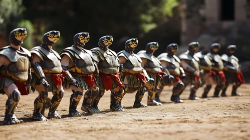 Armored Troops Ready for Battle
