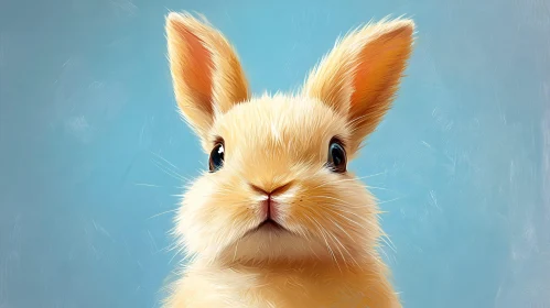 Fluffy Rabbit Illustration