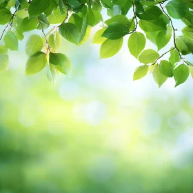 Verdant Leaf Canopy Serenity