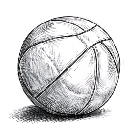 Pencil Drawing of Ball
