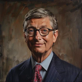 Bill Gates Professional Portrait