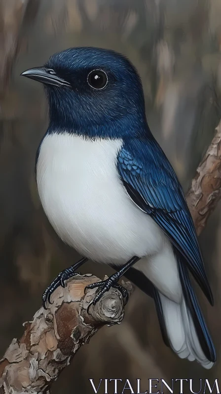 Elegant Avian Beauty in Nature AI Image